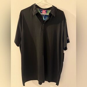 Men's Black Polo Shirt by Unknown Brand